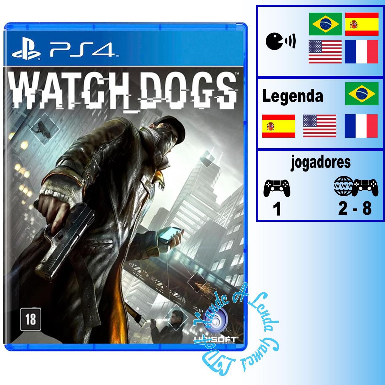 Mídia Física Jogo Watch Dogs Xbox One Novo em Promoção - GAMES & ELETRONICOS