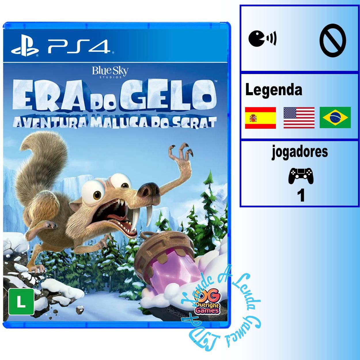 Era do Gelo Aventura Maluca do Scrat! PS5 MÍDIA DIGITAL - Raimundogamer  midia digital