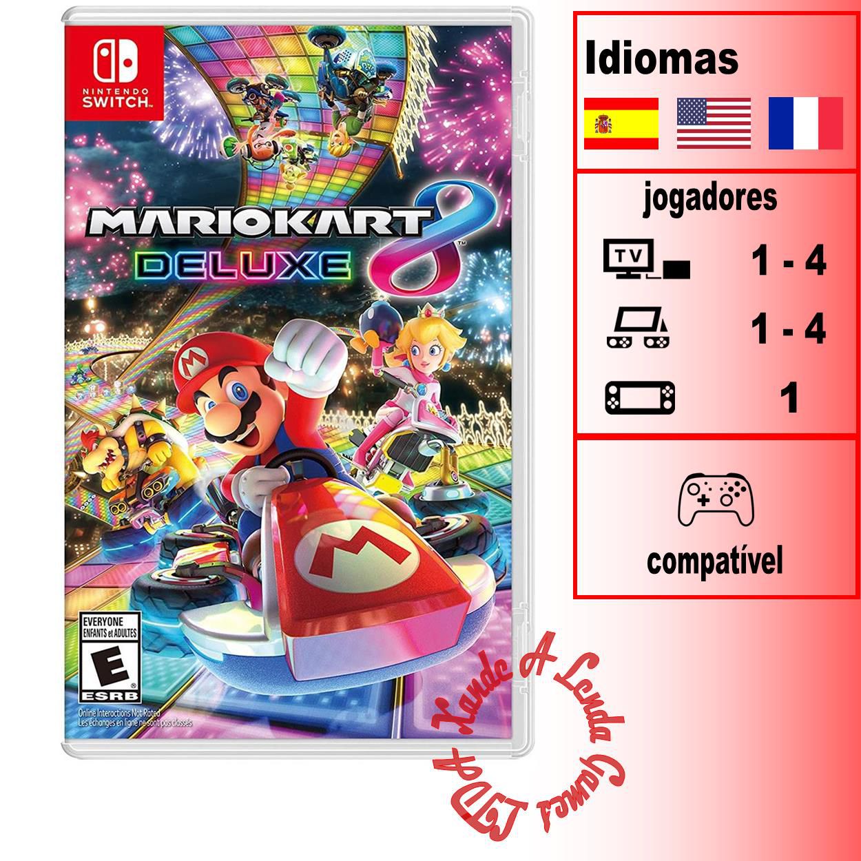 Jogo Nintendo Switch Mario Kart 8 (Deluxe Edition)