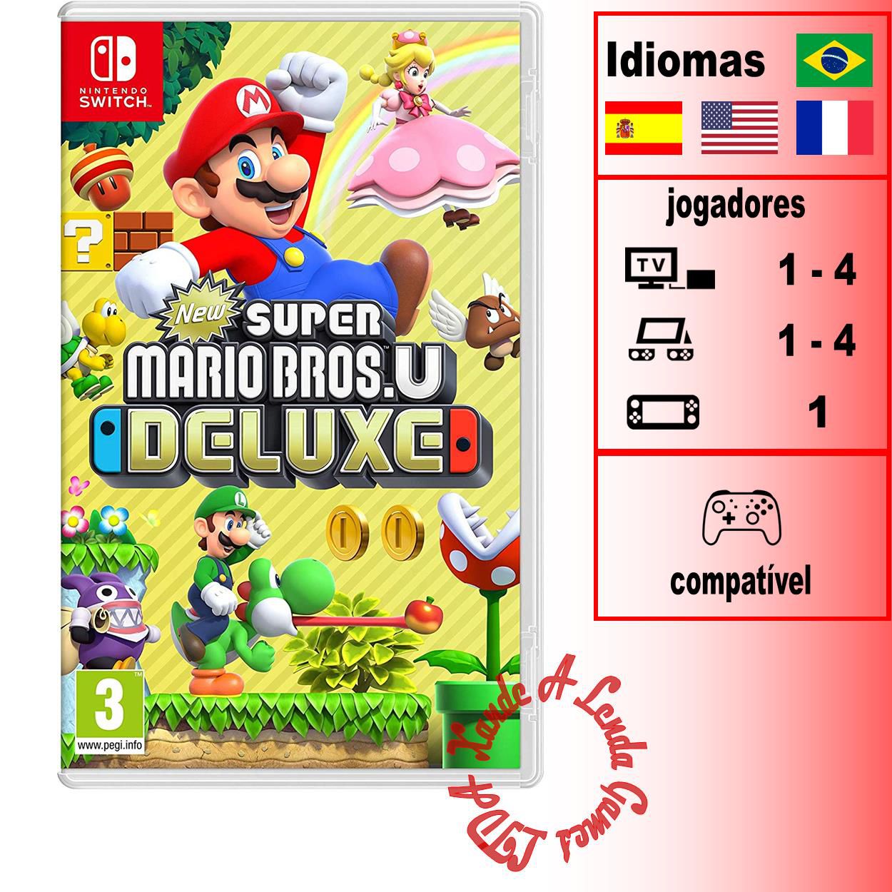 Jogo Mario Golf Super Rush Nintendo Switch Midia Fisica