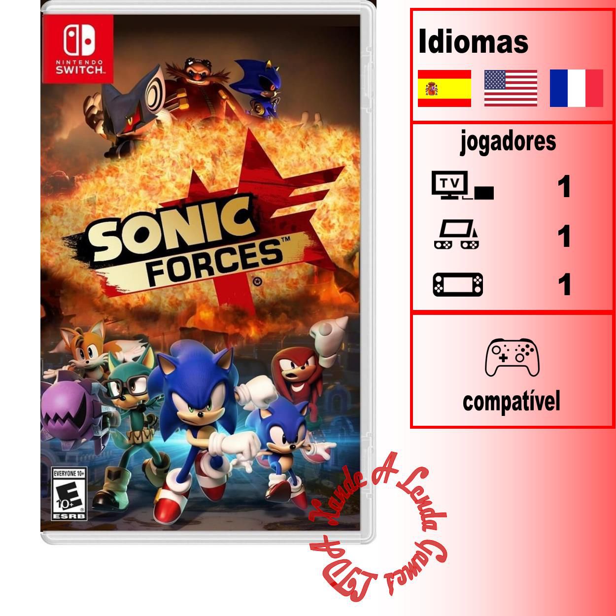 Jogo Sonic Forces - Switch