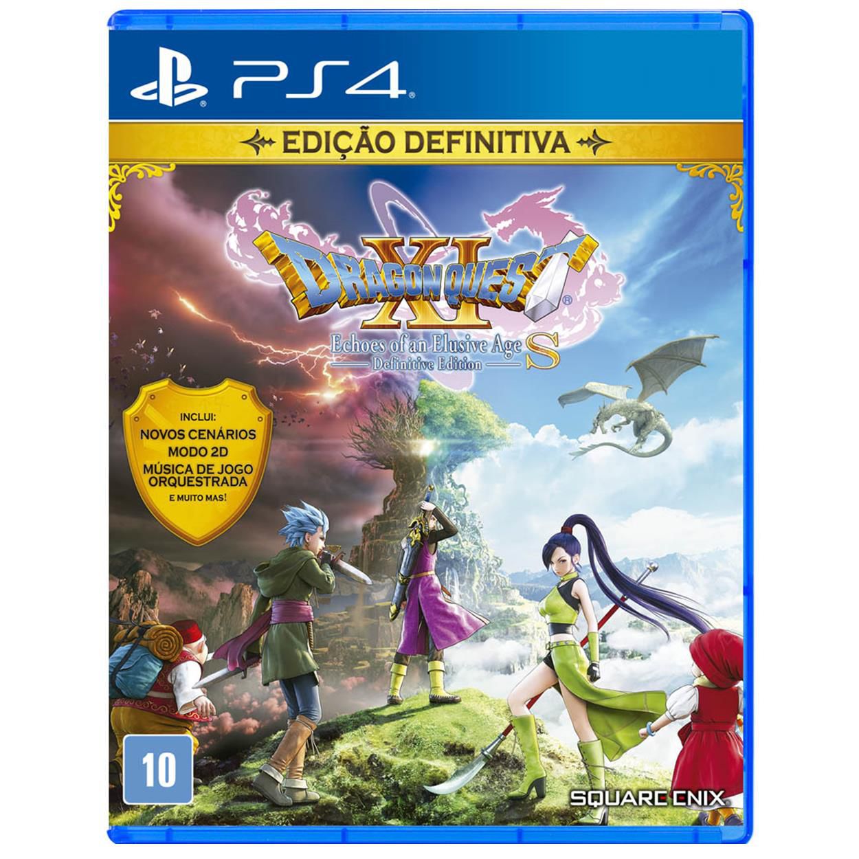 Dragon Quest XI S Echoes of an Elusive Age Definitive Edition - PS4 - Xande  A Lenda Games. A sua loja de jogos!