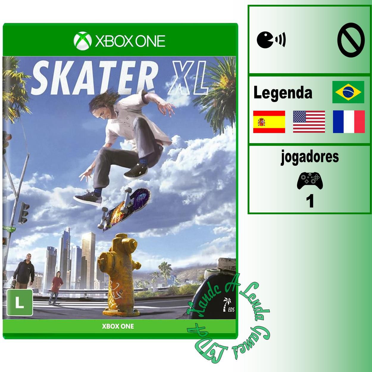 Comprar Skate 3 para XBOX ONE e XBOX 360 - mídia física - Xande A