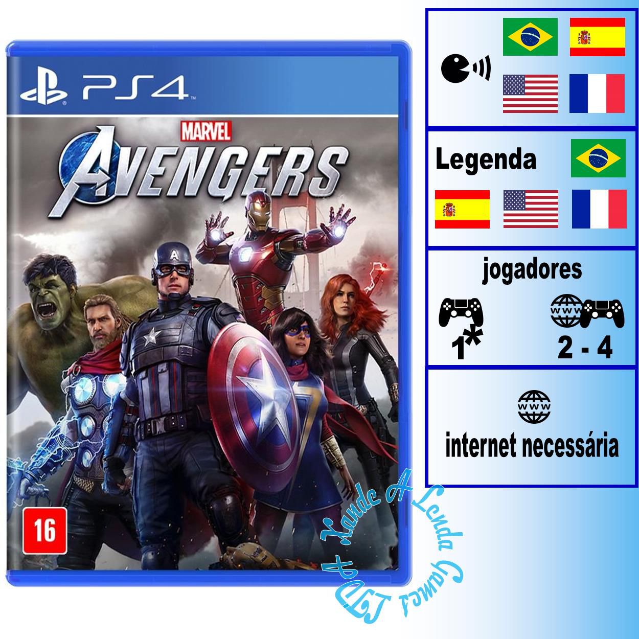 Jogo Marvel's Avengers - Xbox One Mídia Física - Square Enix