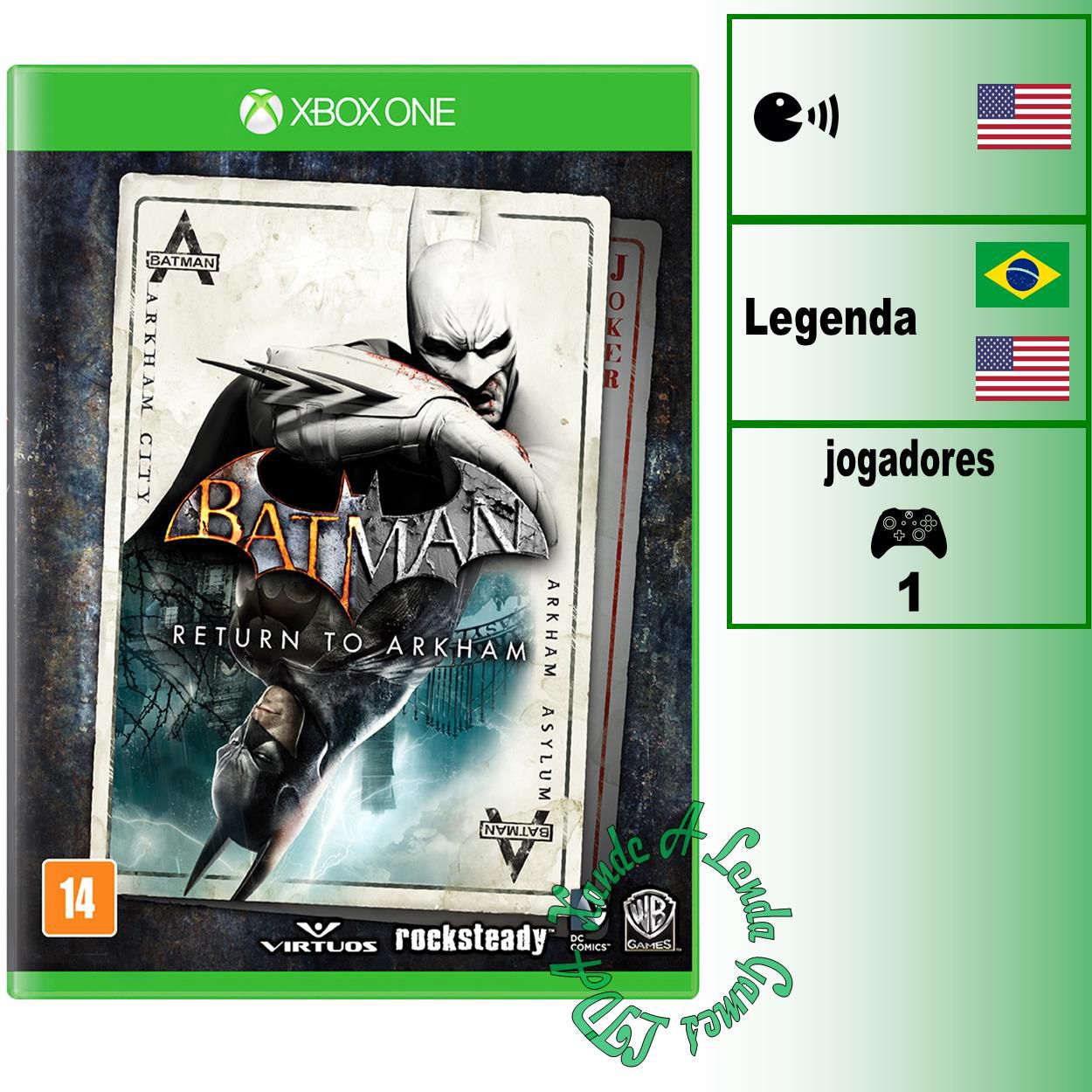 Comprar Batman Return to Arkham para XBOX ONE - mídia física - Xande A  Lenda Games. A sua loja de jogos!