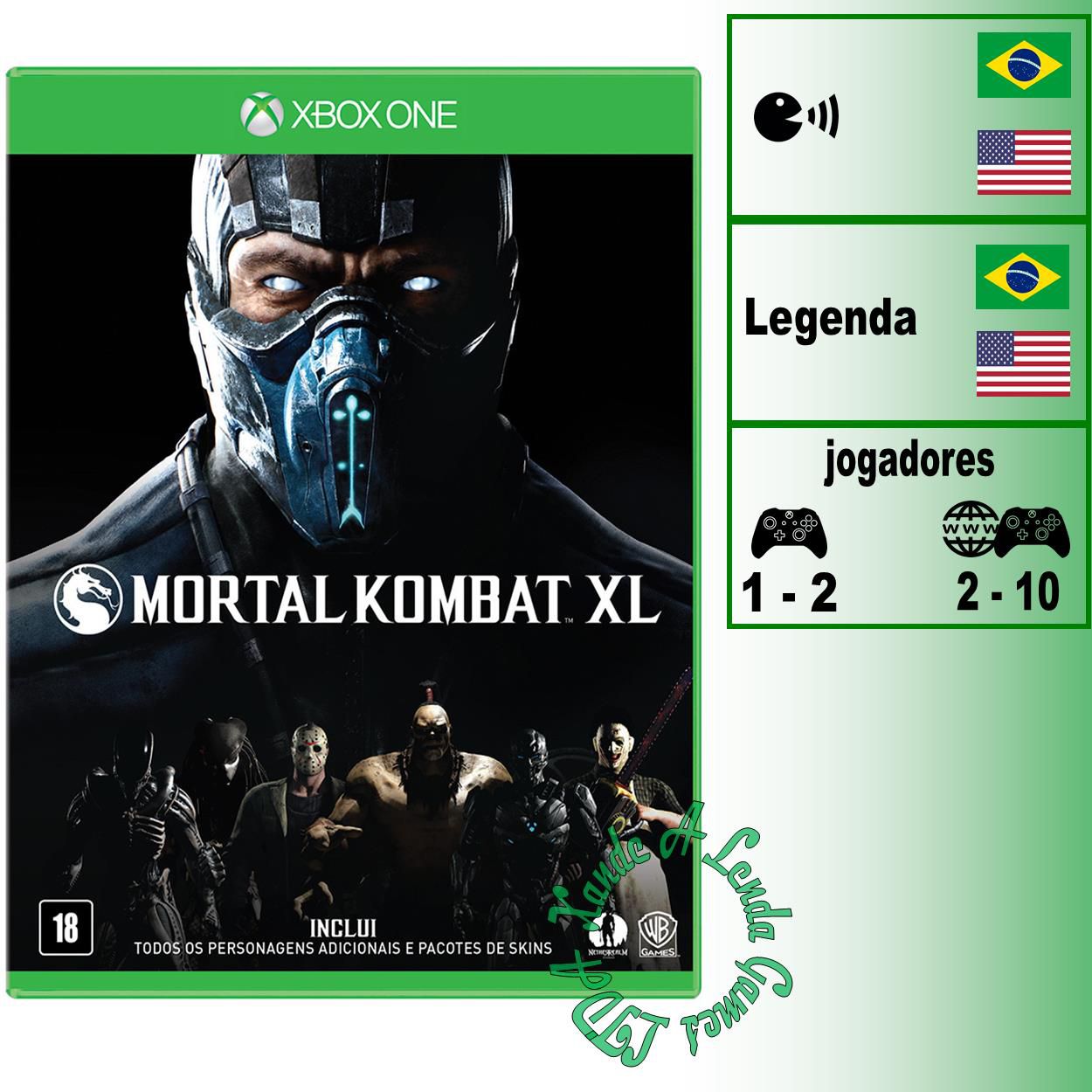 Comprar Mortal Kombat XL para XBOX ONE - mídia física - Xande A Lenda  Games. A sua loja de jogos!