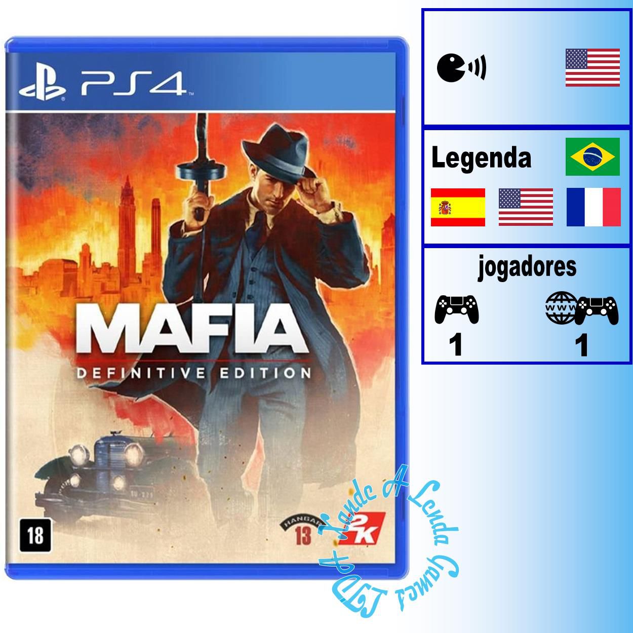 Mafia 2 PS3 Original Em Mídia Física