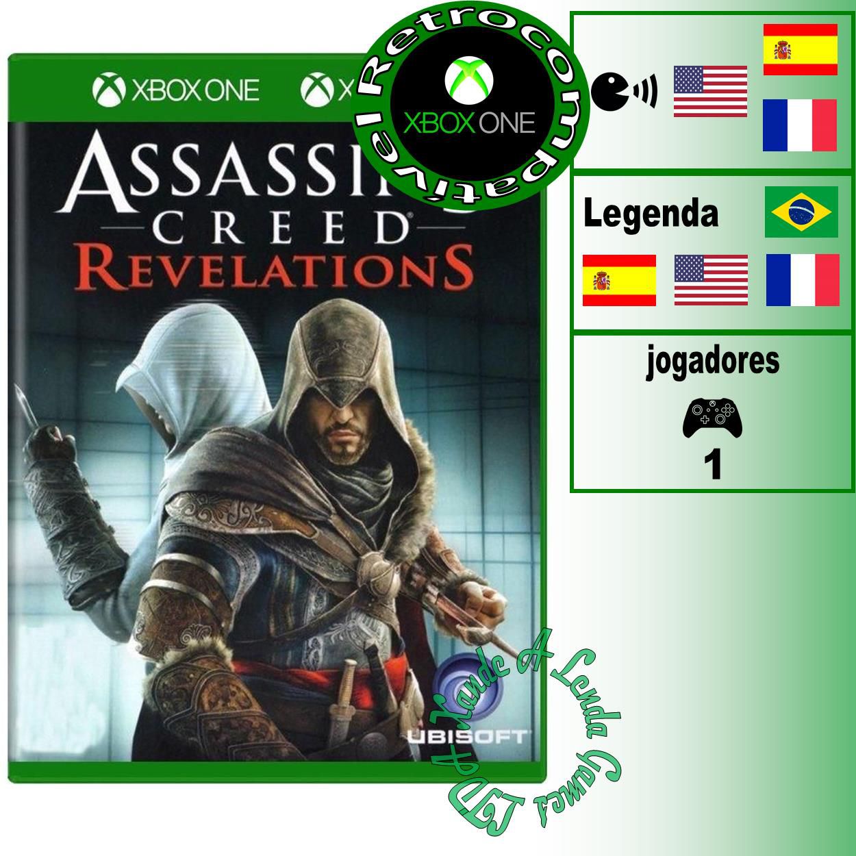 Assassin's Creed Revelations Xbox 360 – Mil Games venda de jogos