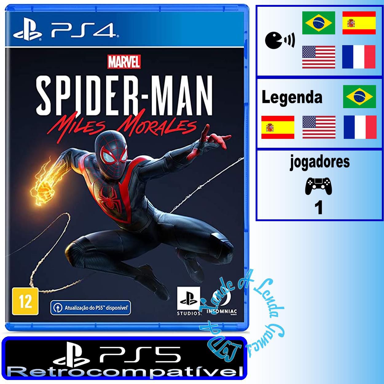 Spider Man Ps4 Midia Fisica