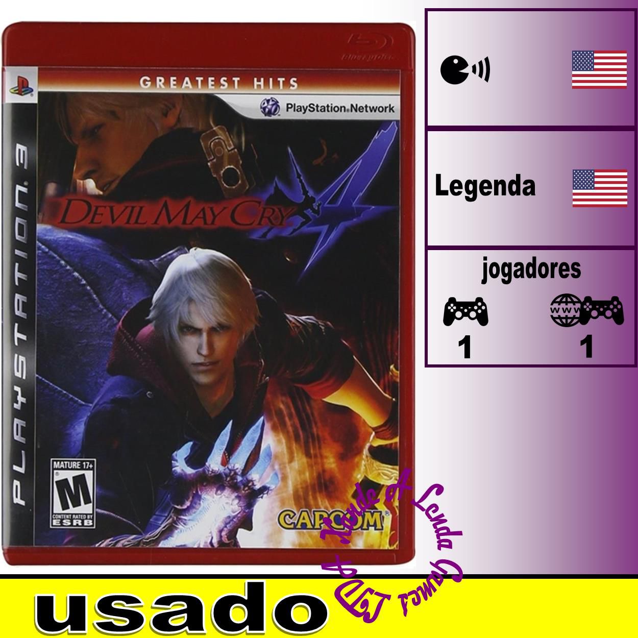 Comprar Devil May Cry 4 para PS3 - mídia física - Xande A Lenda Games. A  sua loja de jogos!