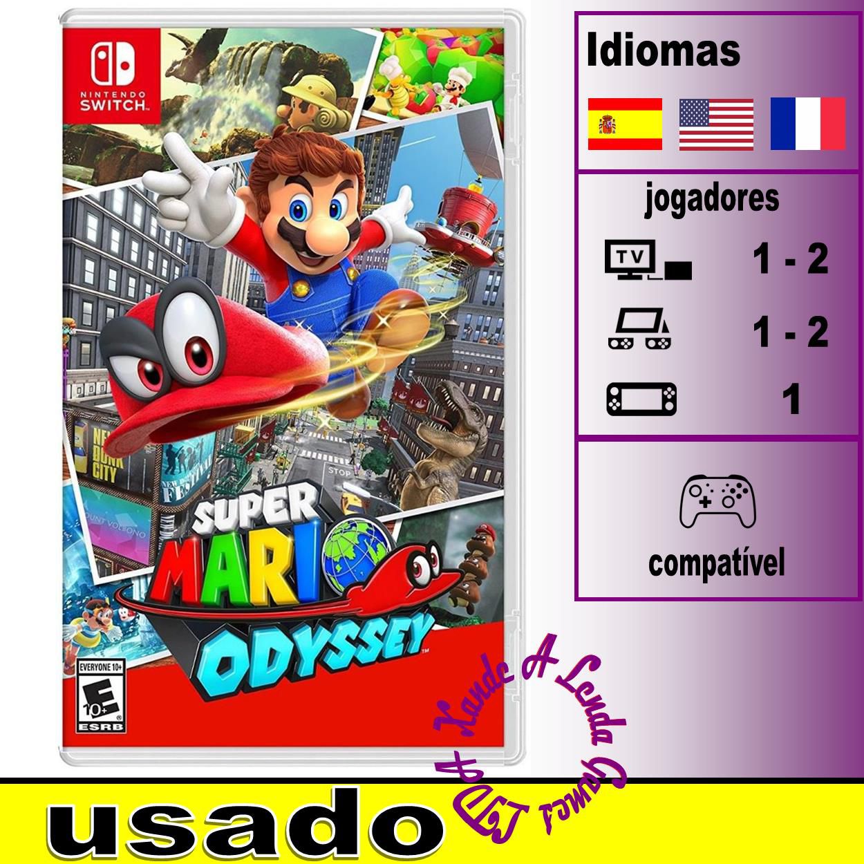 Diversos jogos de Nintendo Switch Usados