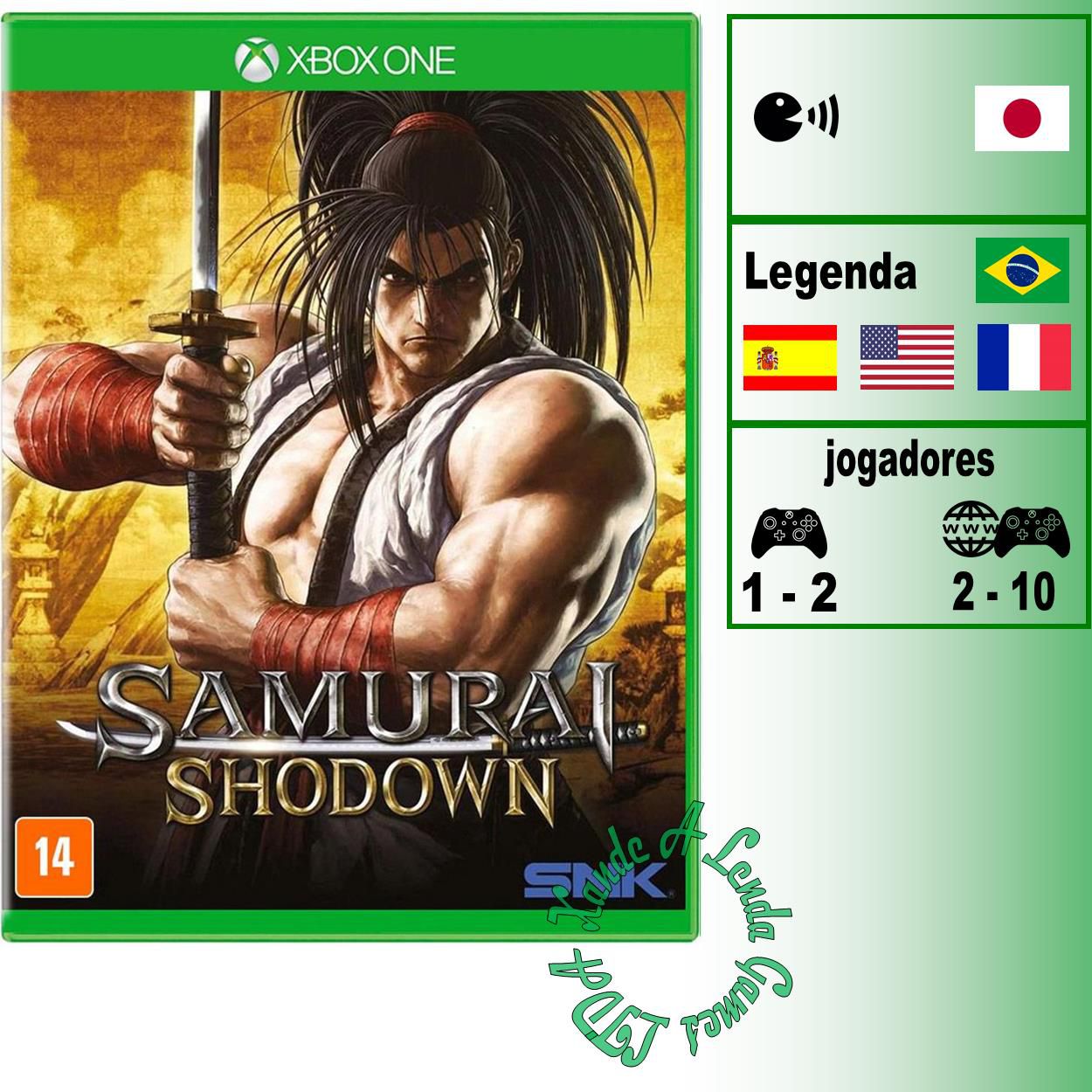 Jogo Samurai Shodown - Ps4 Mídia Física Usado