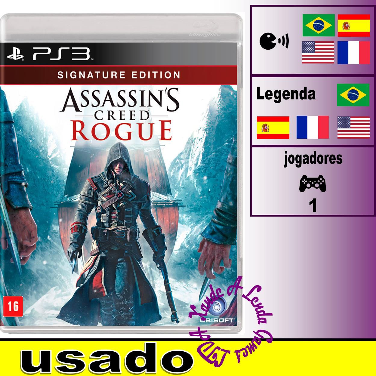 Assassins Creed 1 E 2 Ps3 Legendado Em Portugues