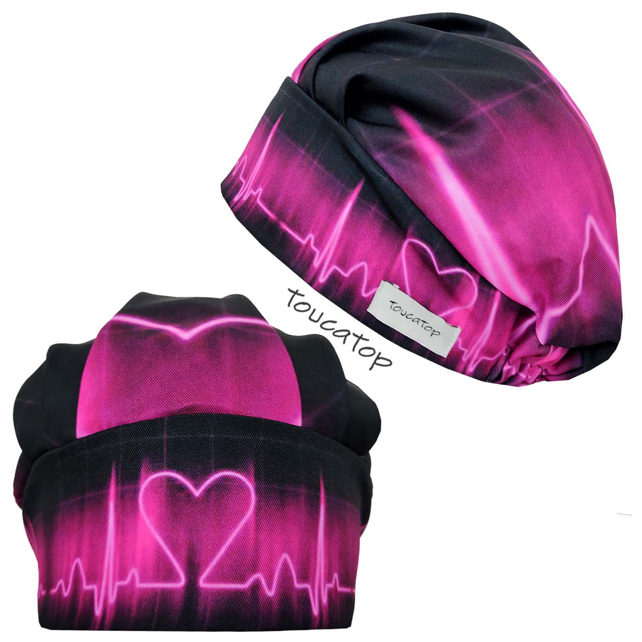 Gorro Cirúrgico, IGG+ Positivo, Rosa Neon, Fundo Preto - ToucaTop - Toucas  Cirúrgicas Divertidas e Personalizadas