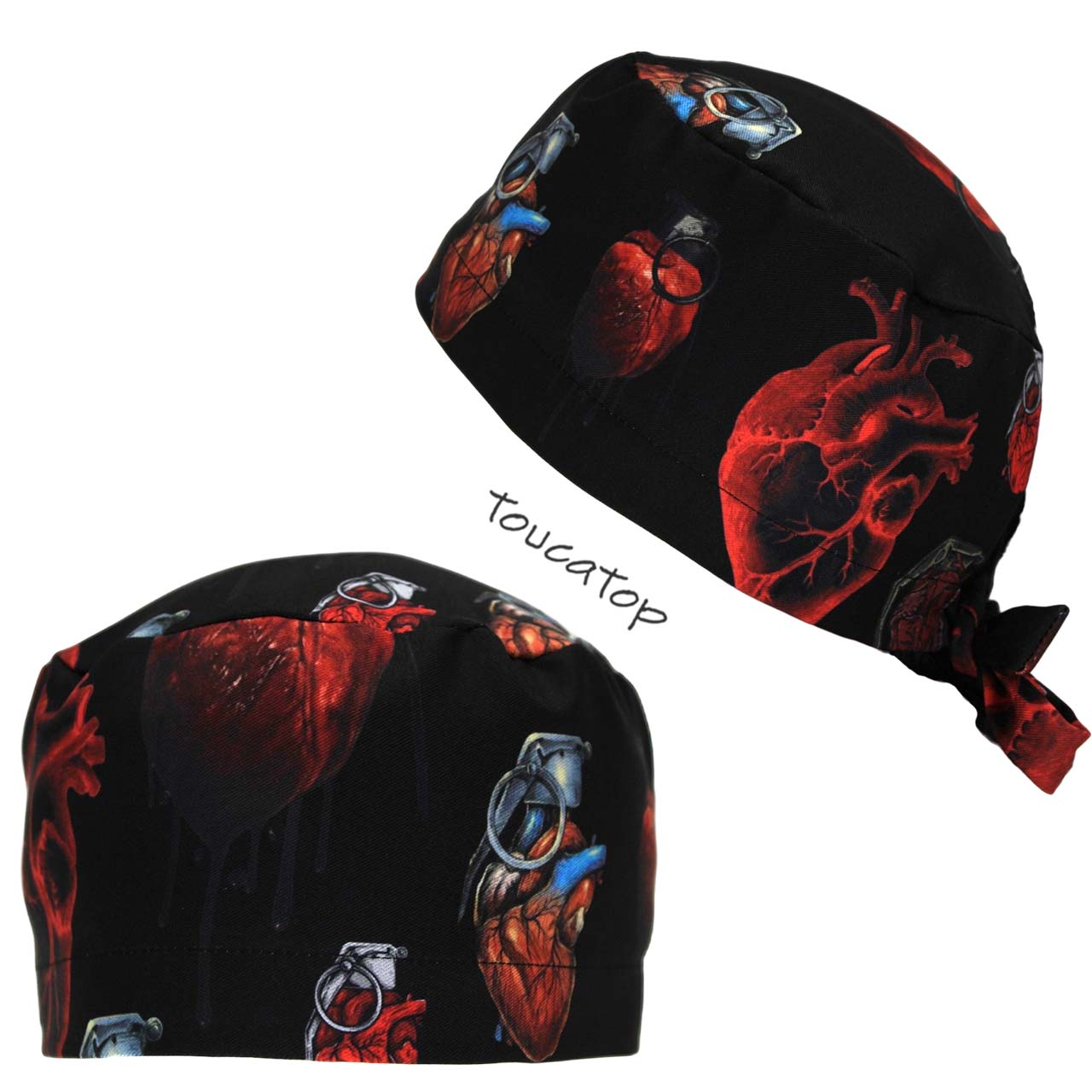 Durag Feminina Azul Escuro Com Flores