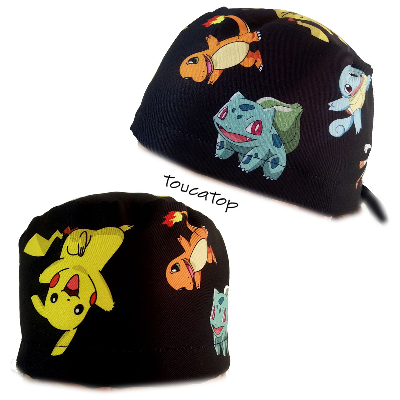 Gorro Cirúrgico, Pokémon Pikachu, Preto - ToucaTop - Toucas Cirúrgicas  Divertidas e Personalizadas