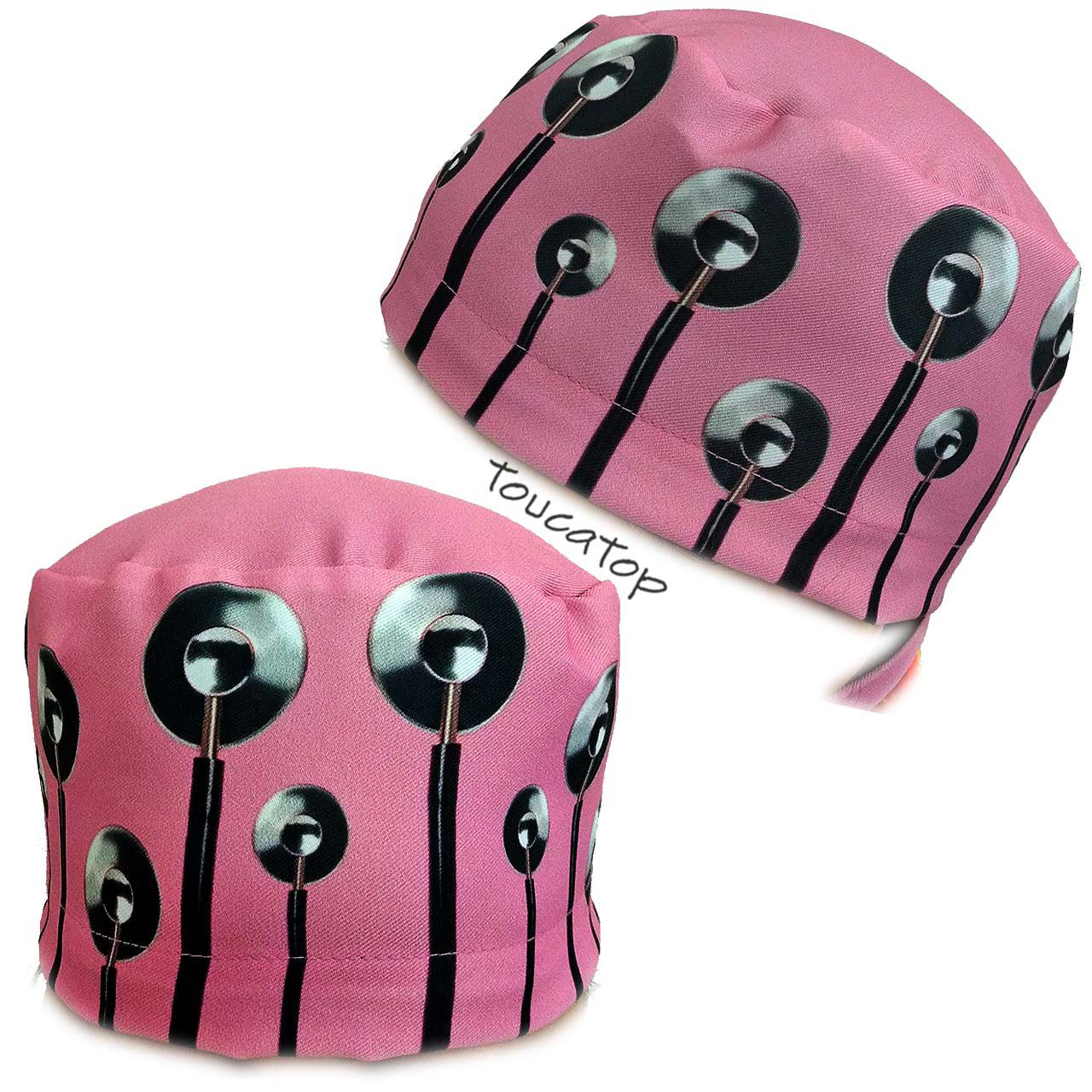 Gorro Cirúrgico, IGG+ Positivo, Rosa Neon, Fundo Preto - ToucaTop - Toucas  Cirúrgicas Divertidas e Personalizadas