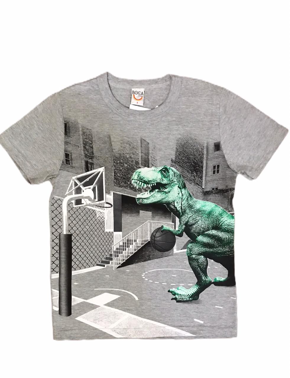 Camiseta Infantil Jogo Dinossauro Google 100% Algodão