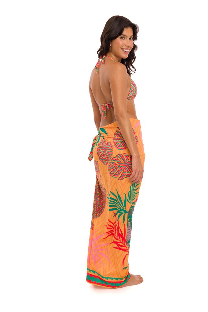 Canga moda praia sales
