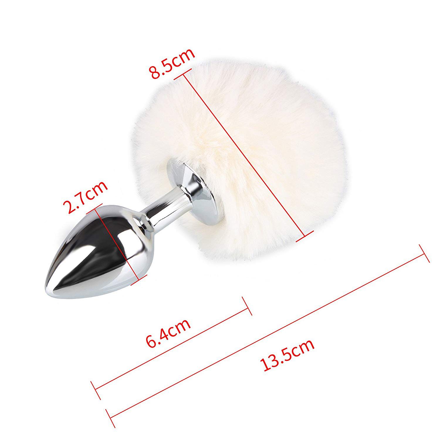 PLUG ANAL EM AO INOXIDVEL COM POMPOM COELHA NA COR BRANCA - Tulipa Sex Shop | Loja Sexy Shop PLUG ANAL EM AO INOXIDVEL COM POMPOM COELHA NA COR BRANCA - Tulipa Sex Shop | Loja Sexy Shop