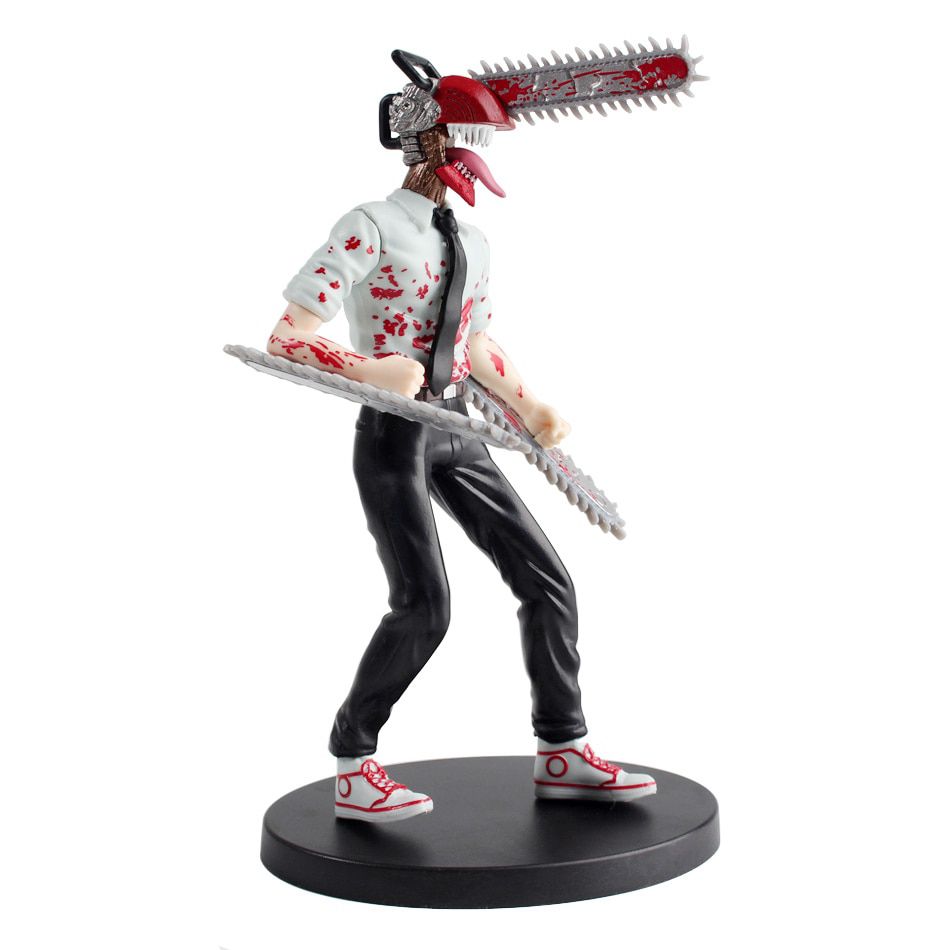 Kit 2 Figuras Chainsaw Man Anime Motosserra Novo Promoção