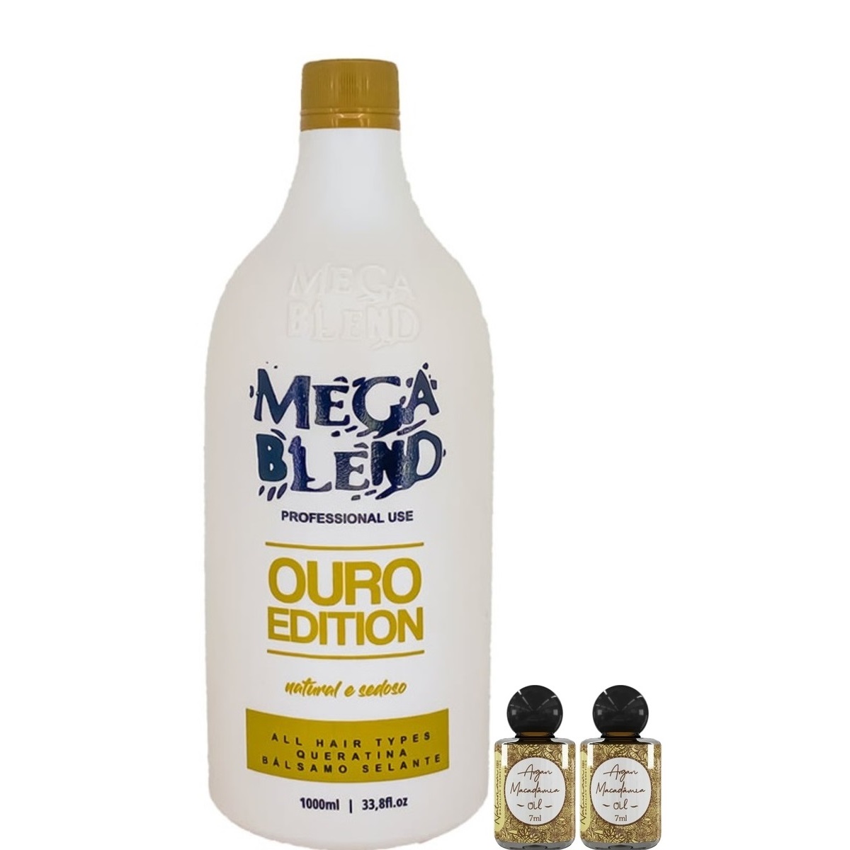 Progressiva Mega Blend Matizadora 1 Litro - iBella Cosméticos