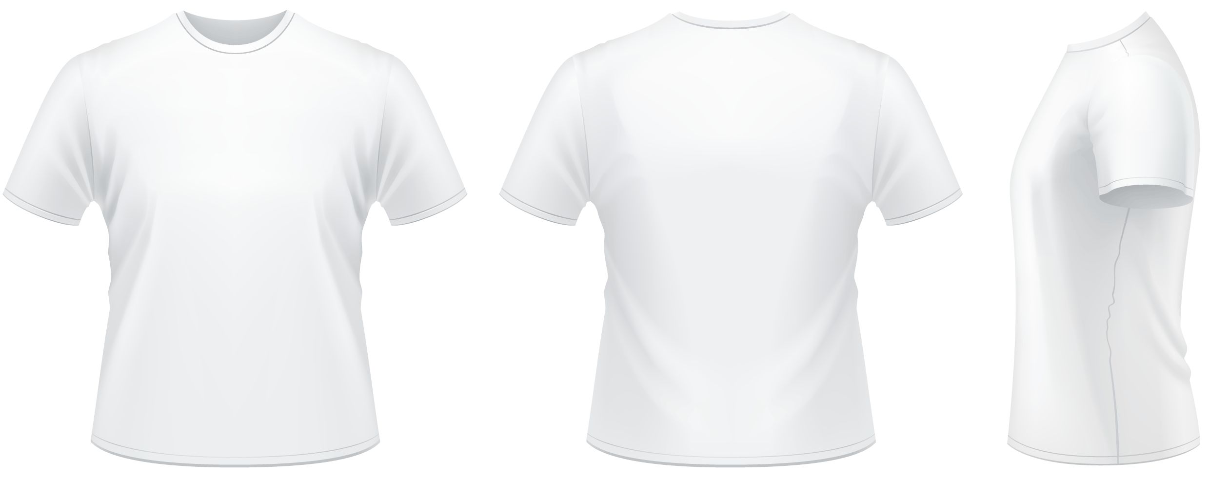 Camiseta 100% algodão - Branca - Uniformes Benvenutti