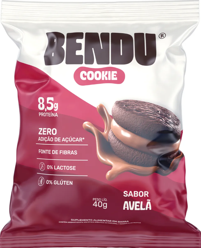 Bendu Reeves BENDÚ COOKIE RECHEADO 40G DISPLAY 10 UNID - Boa Forma Shop Suplementos ...