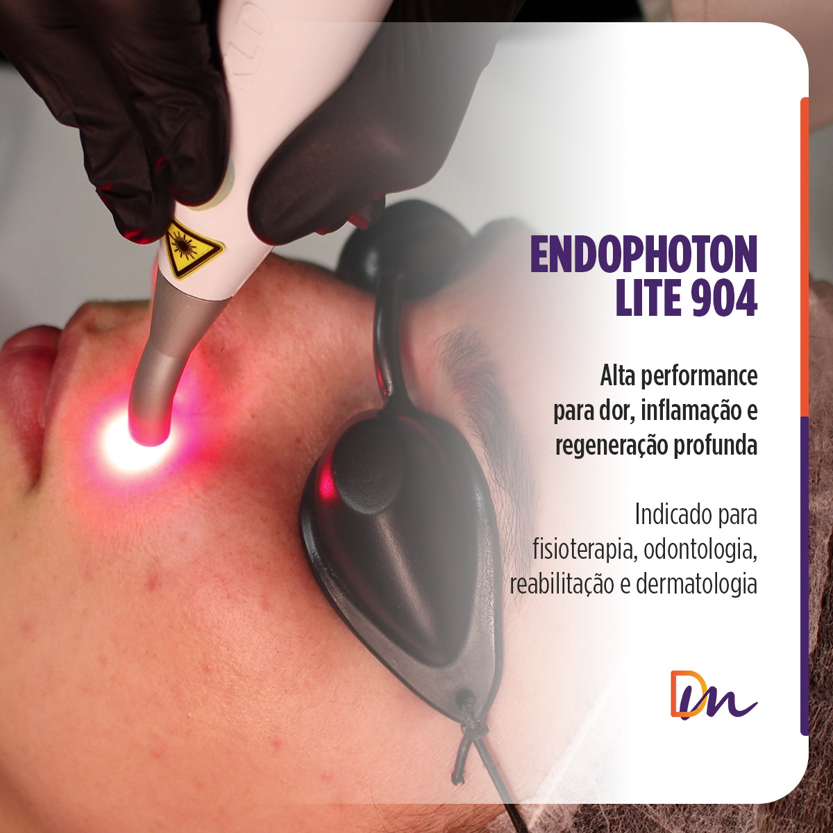 Endophoton Lite 904 Laser 100mW Sem Fio KLD - Dermomed - 7 anos!