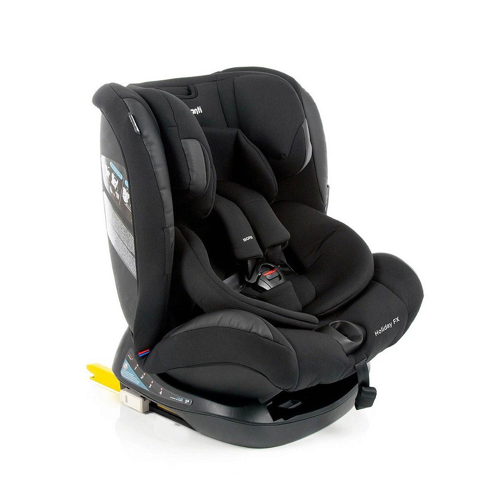 Cadeira para Auto Holiday FX Black Intense - Infanti - GraviDicas Store -  Ajudamos Mães a simplificar a Difícil e Linda Jornada da Maternidade