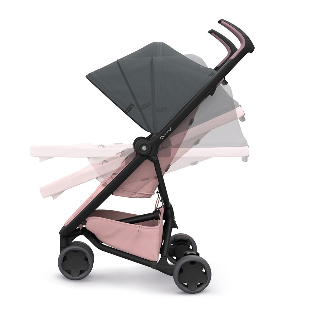 Kit De 4 Roues Moyennes Graphite Pour Poussette Quinny Zapp X - Remplacement Facile, Design Léger