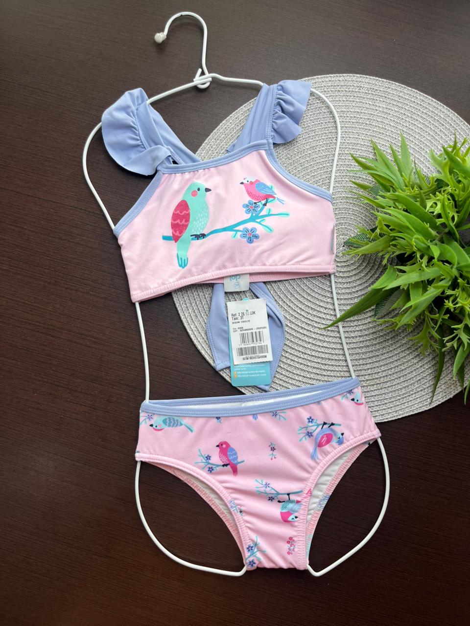 CONJUNTO MODA PRAIA TIPTOP PARA MENINAS NA BABY STYLE. - BabyStyle