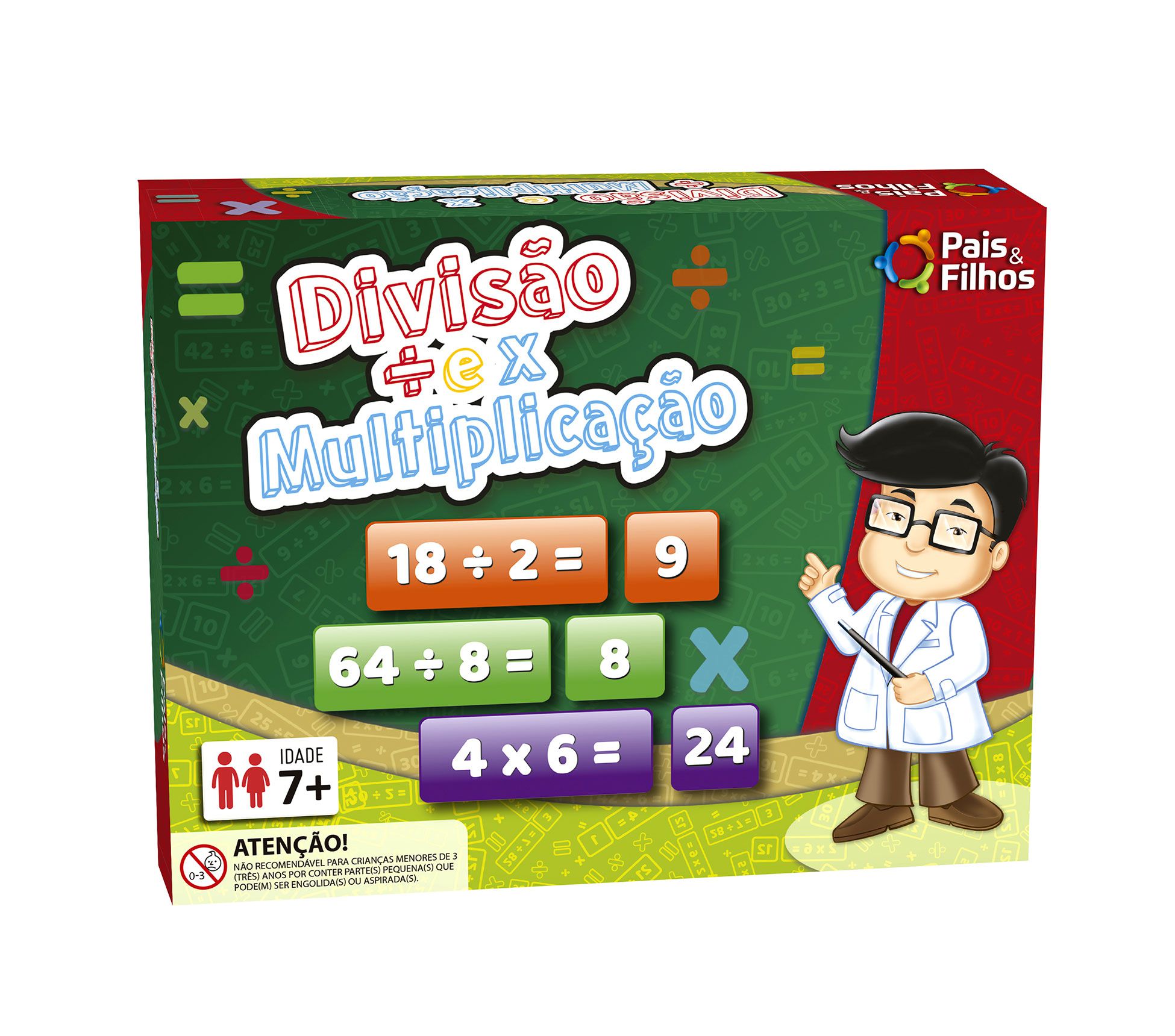 Jogo Educativo Escolar Matemática - Divisão e Multiplicação - ENGENHA KIDS  - Produtos e acessórios para bebê
