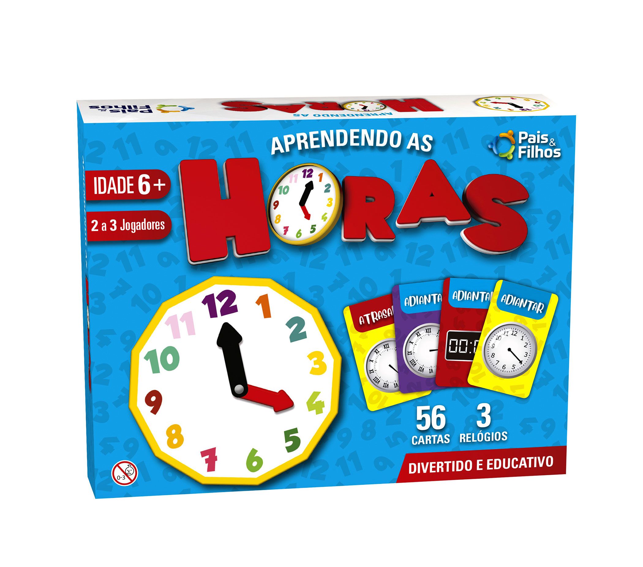 Relógio Educativo Aprender As Horas - Jottplay - 3 Anos em Promoção na  Americanas