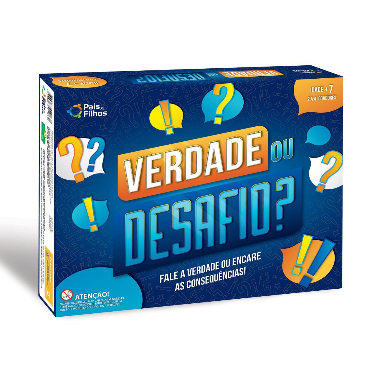 Jogo De Tabuleiro Infantil 3 Em 1 Pais & Filhos