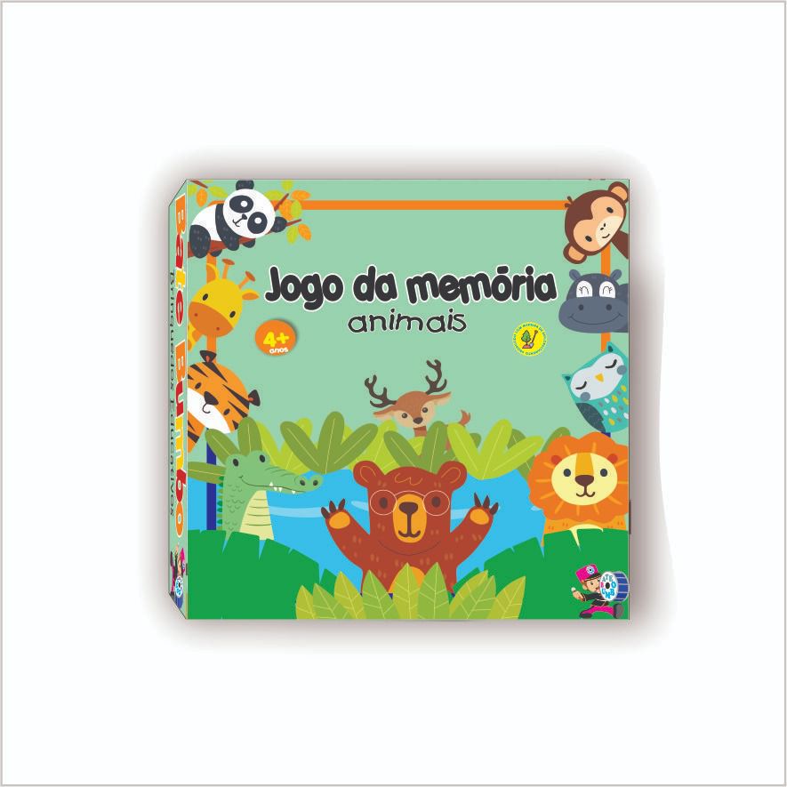 Jogo Educativo da Memória de Animais Alfabetização Infantil