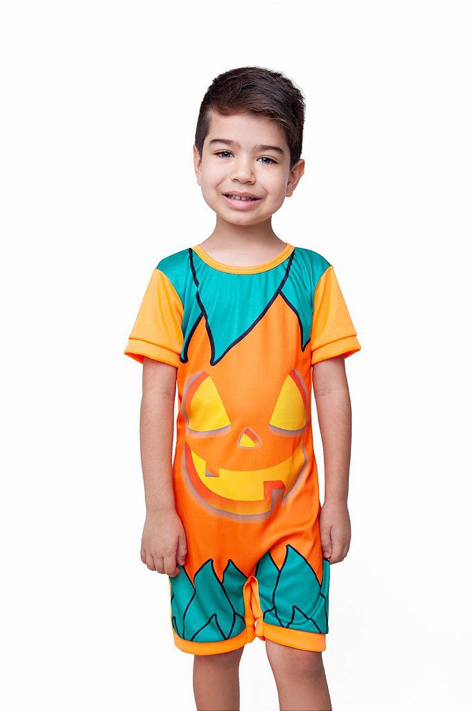 Fantasia Halloween Abóbora  Roupa Infantil para Bebê Usado