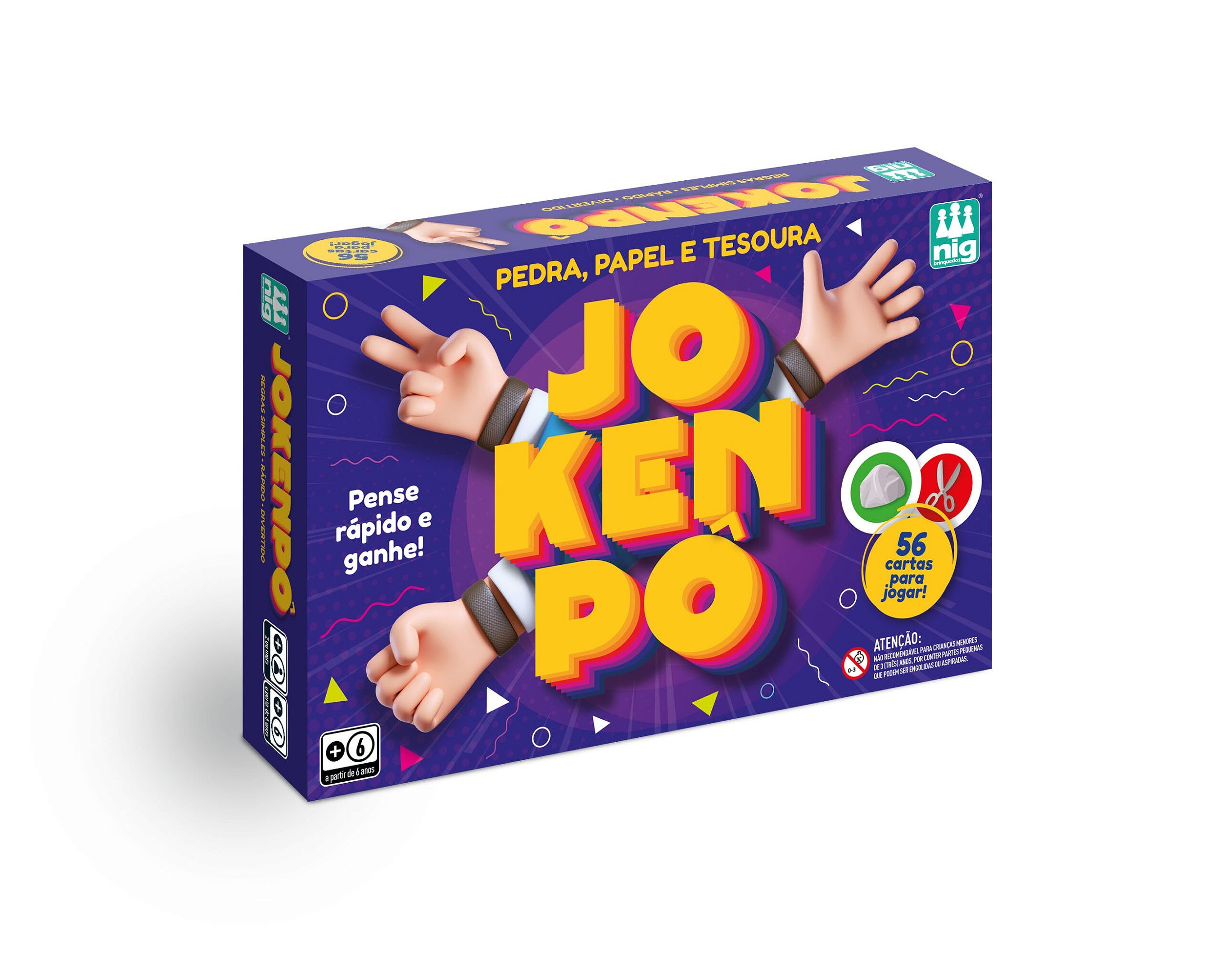 Jogo Educativo Jokenpô - ENGENHA KIDS - Produtos e acessórios para bebê