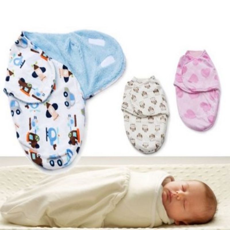 Cueiro Swaddle Ajustável com Velcro Rosa ENGENHA KIDS Produtos e