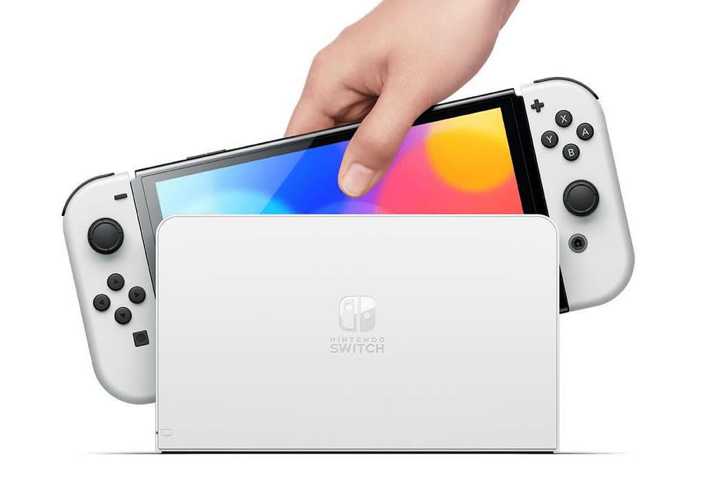 Nintendo Switch Nintendo Switch OLED (White) Nintendo Switch - OLED Model White - Hardware - Nintendo