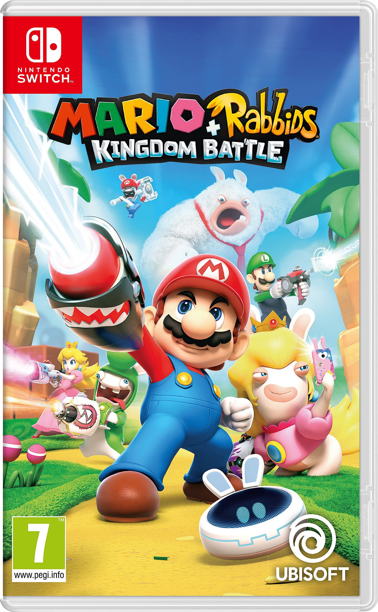 Jogo Mario + Rabbids Kingdom Battle (Seminovo) - Nintendo Switch - ZEUS  GAMES - A única loja Gamer de BH!