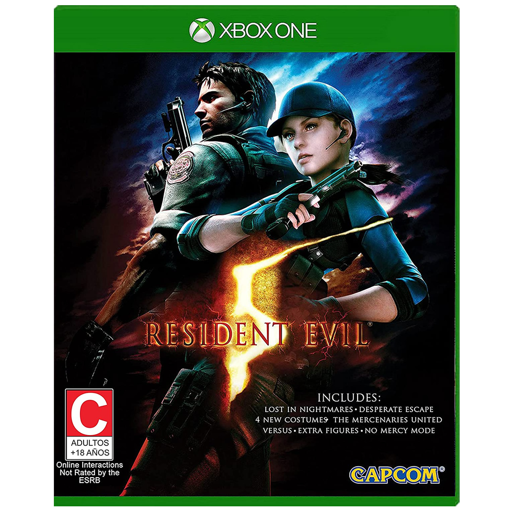 Jogo Resident Evil 5 - Xbox 360 - Loja Cyber Z