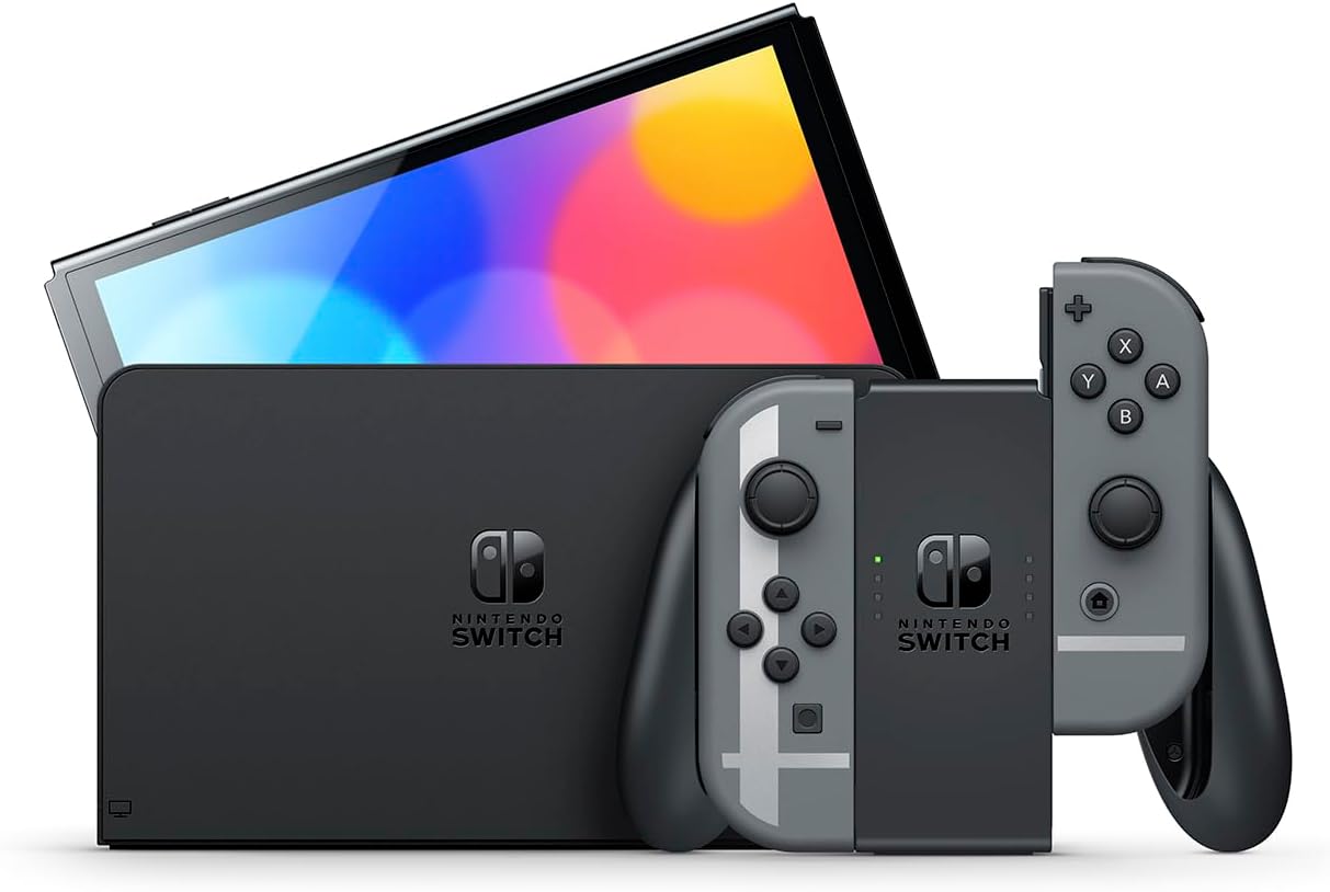 Console Nintendo Switch Oled - Ed. Super Smash Bros (Destravado