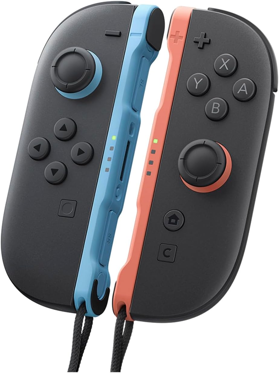 Controles Joy-Con 2 Azul Claro e Vermelho Claro - Switch 2 - ZEUS