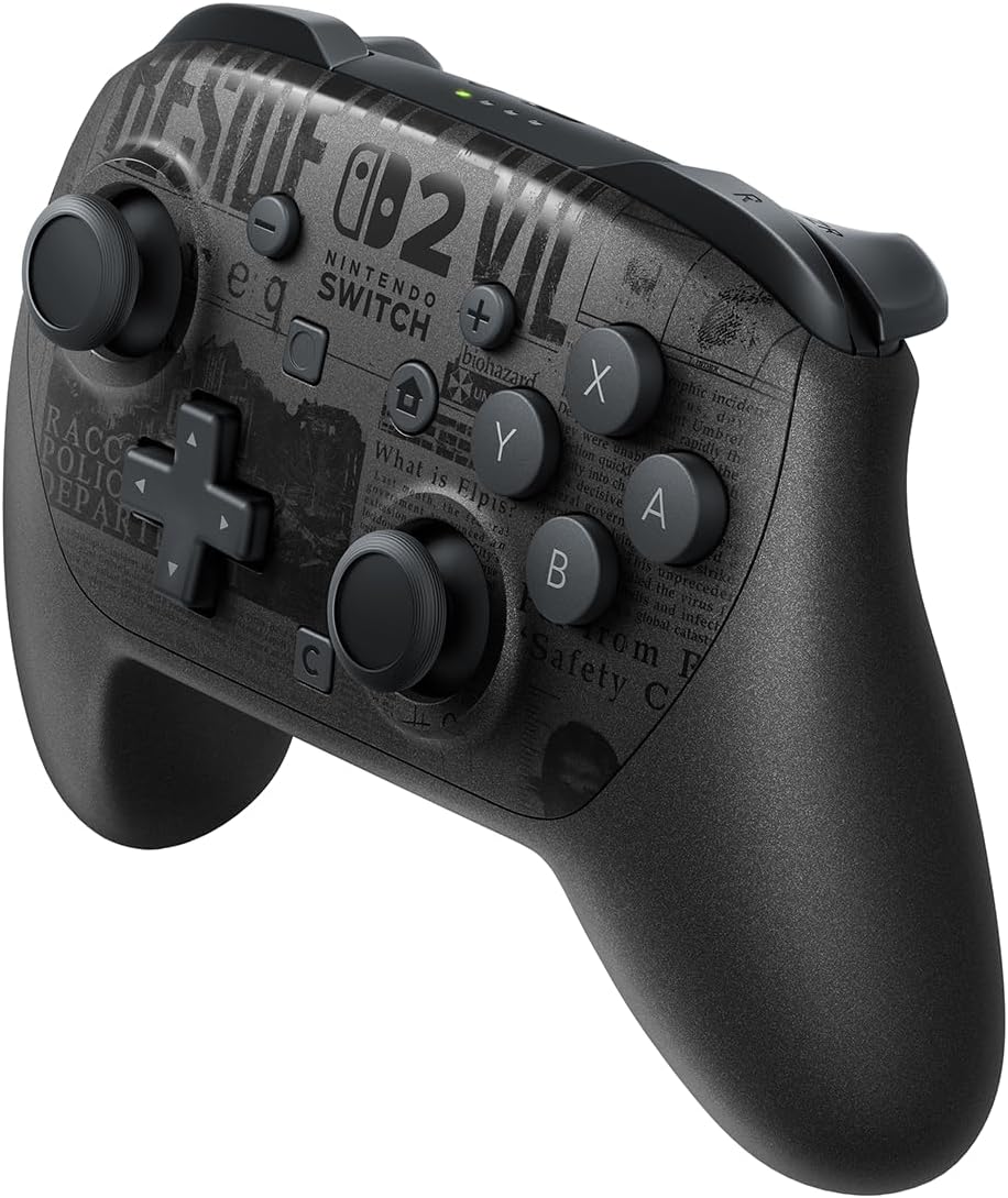 Controle Nintendo Switch 2 Pro Controle Edição Resident Evil