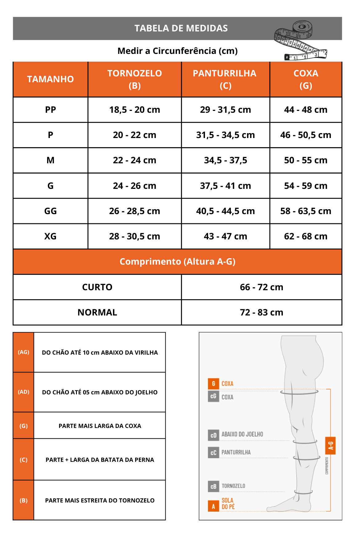 Meia Selecta / JUZO. Expert, 30-40 mmHg, 7/8 - Compre Aqui - Meias