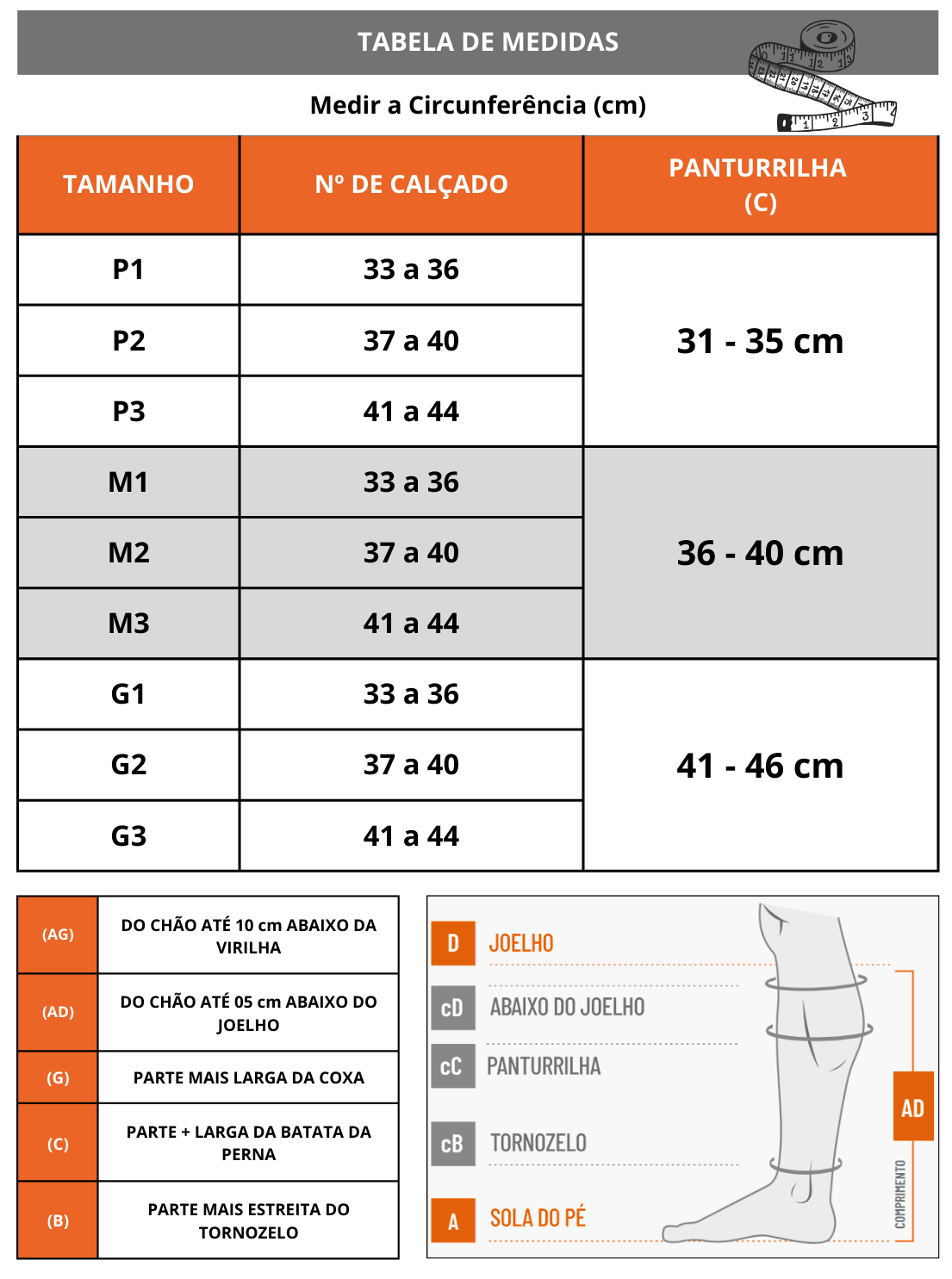 Polaina Esportiva Sigvaris 20-30 mmHg Pulse Road - Compre Aqui