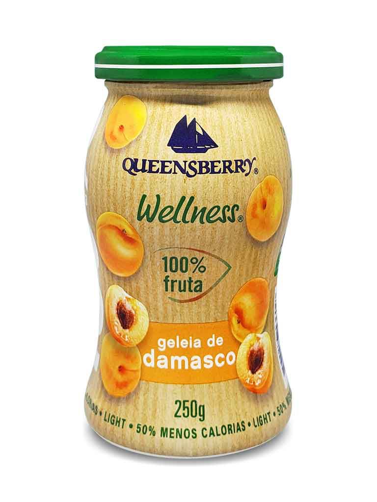 Geleia de Damasco 100% Fruta – 170g Queensberry – validade 28/09/23 –  Empório Panela da Ju