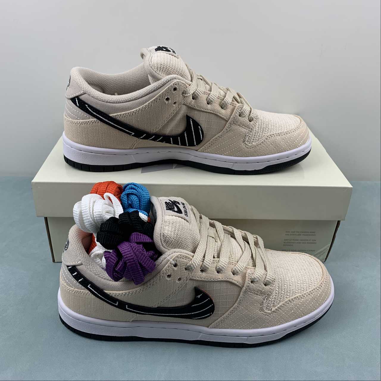 Tênis SB Dunk Low x Albino & Preto 'Jiu-Jitsu' - R store