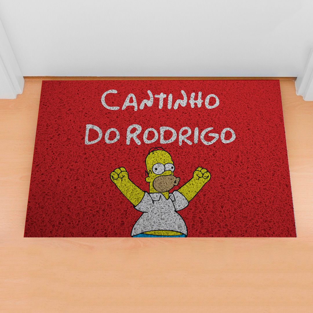 Capacho Personalizado - Cantinho Do Seu Nome - www.capacheria.com.br